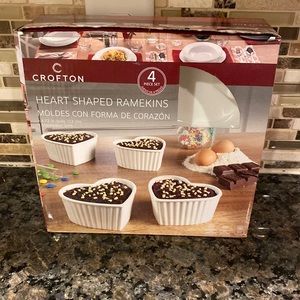 Crofton Heart Shaped Ramekins Set of 4